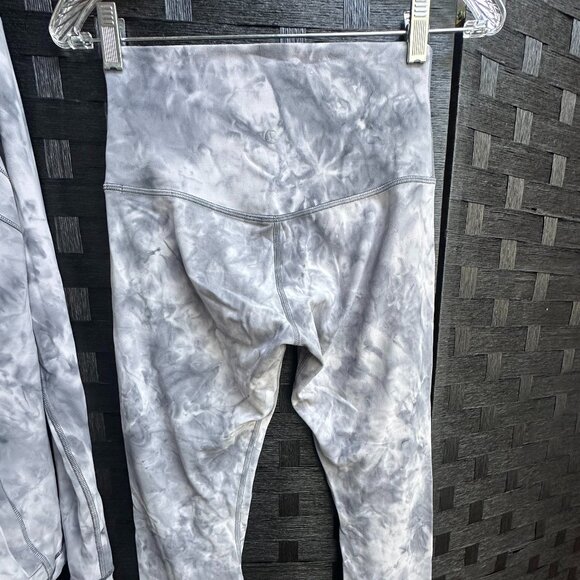 lululemon Align Leggings 25" Chrome Diamond-Dye Sz 6 Buttery Soft Nulu Yoga Pant - Picture 2 of 4